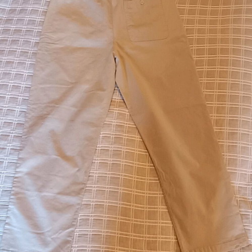 Relaxed fit pants size M new, beige H&M