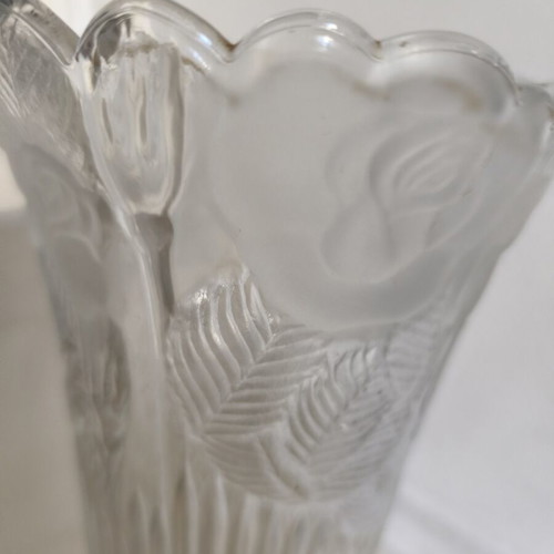 Glass vase 25 cm