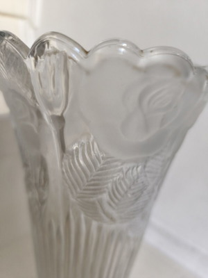 Glass vase 25 cm