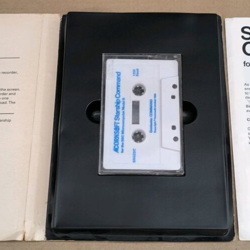 Starship Command used for BBC Micro Model B, cassette