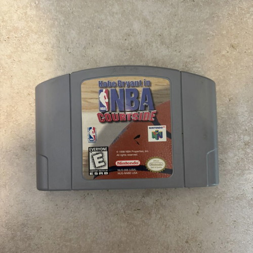 Kobe Bryant NBA Courtside Nintendo 64 game NTSC American