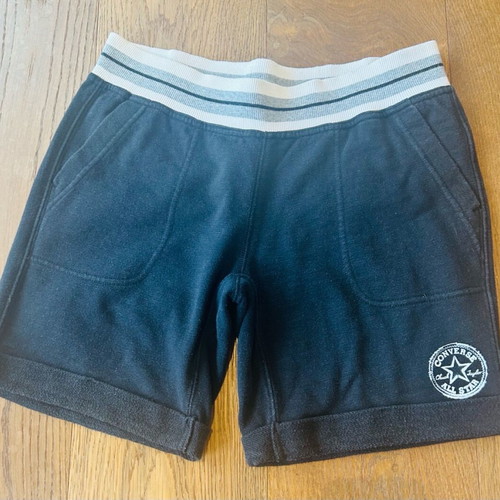 Converse All Star sports fleece shorts Small black like new