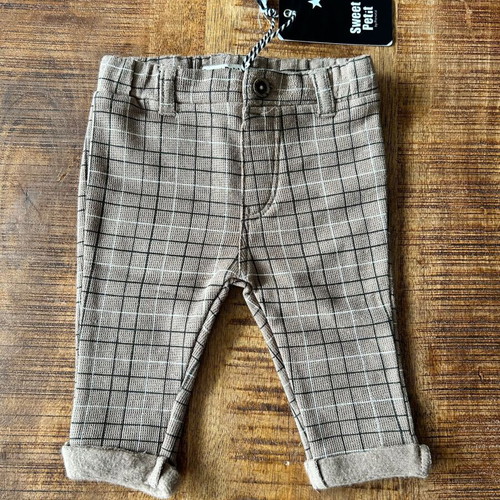 Sweet Petit checked baby trousers, size 62