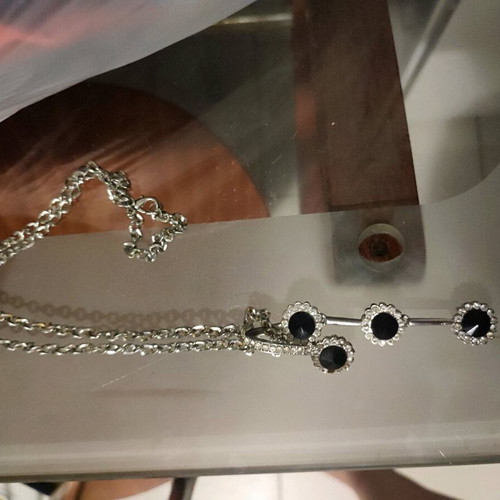 Necklaces silver used, sold together
