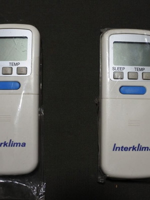 Σετ 2 τηλεχειριστήρια Interklima Fan Coil καινούργια