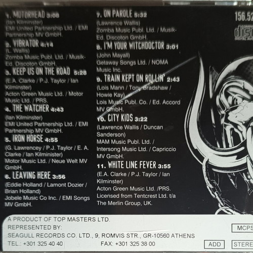 Motorhead Everything Louder Everything Live CD like new, metal