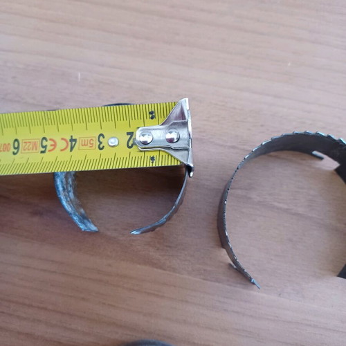 Hole Saw Set and Drill Base Used