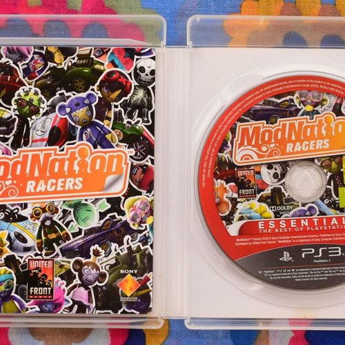 ModNation Racers PS3 game like new, racing kart creative