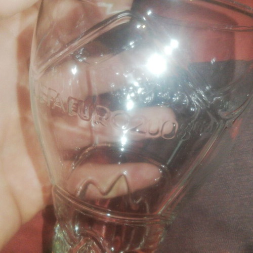 Coca Cola glass set Euro 2008 330 ml, like new, 2 pieces