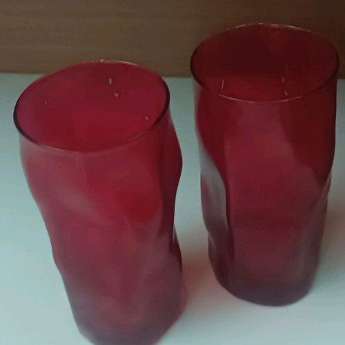 Glass cups used, pack of 2 pieces