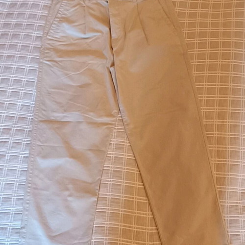Relaxed fit pants size M new, beige H&M