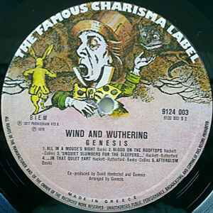 Genesis Wind & Wuthering vinyl record used, rock