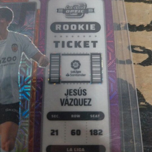 Jesús Vásquez Panini Optic card like new