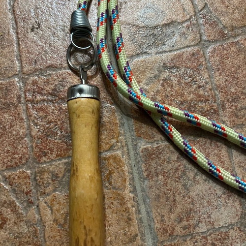 Jump rope with wooden handles like new
