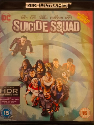 Suicide Squad 4K Blu-ray like new without Greek subtitles