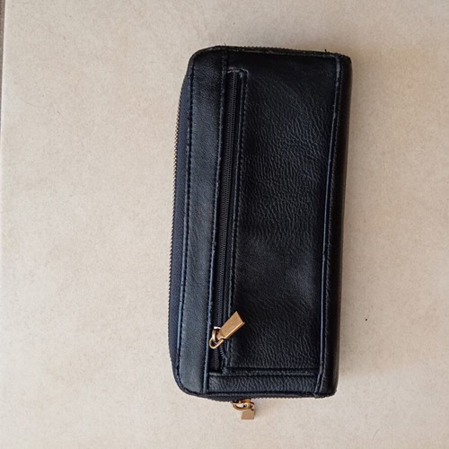 Guess wallet, black, genuine leather