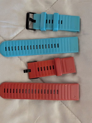 Garmin watch bands large for Fenix 7X and 7X Pro, like new