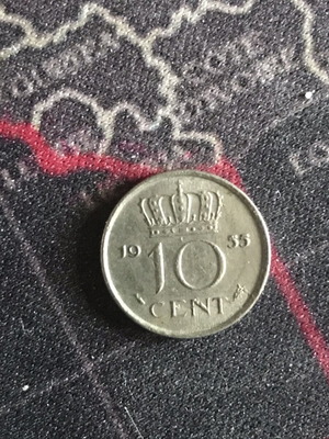 Netherlands 10 Cents Coin like new, various years, pack of 5