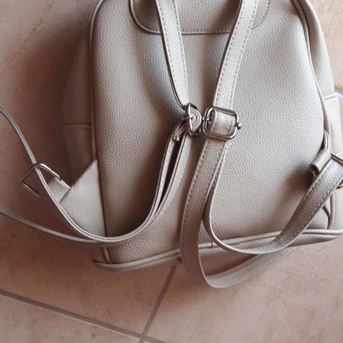 Trendyol backpack new, white and beige