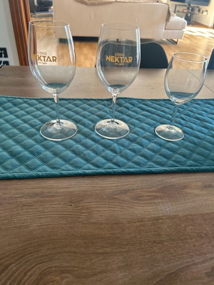 Riedel Cava Nektar collectible glasses like new, set of 3
