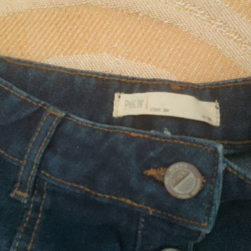 Denim skirt Pink Woman No 34 like new, short blue