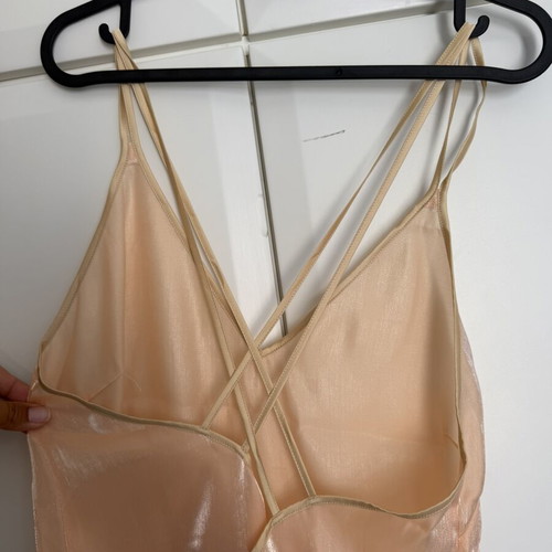 Esti Athens long nightgown new, beige and gold
