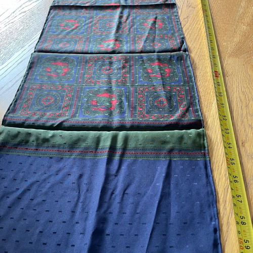 Burberry’s men's silk scarf new with beautiful patterns