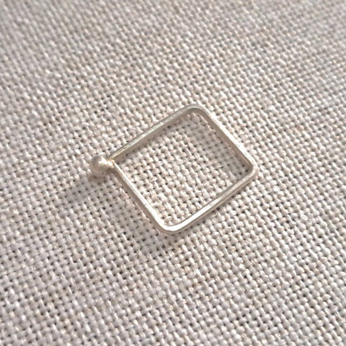 Minimal Handmade Silver Ring Set like new