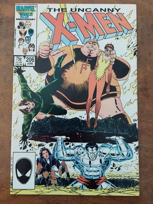 Uncanny X-Men (1986) #206 used Marvel Comics comic