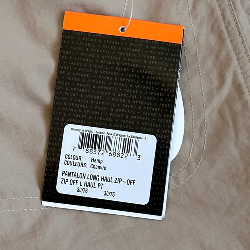 Lowe trekking pants new with Under Armour top S/M