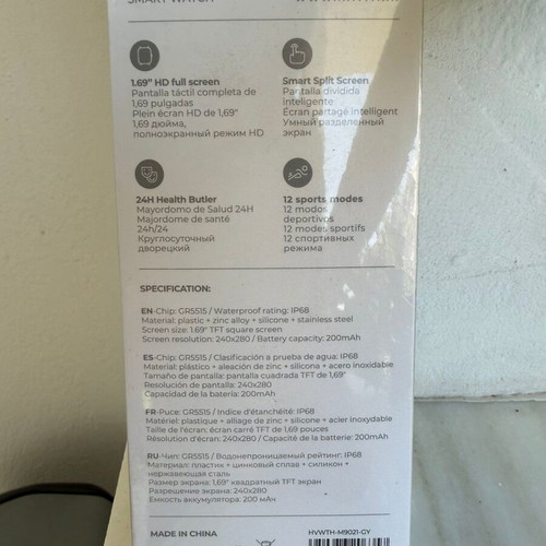 Havit M9021 Smartwatch new, grey