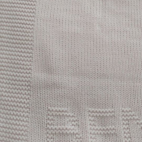 Baby Benetton blanket new, neutral color, piqué knit
