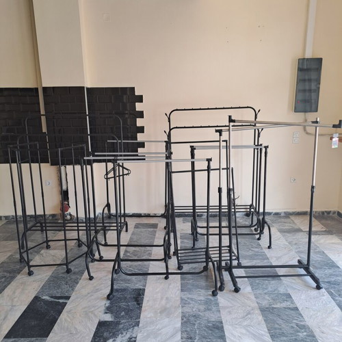 Clothes racks, set of 15