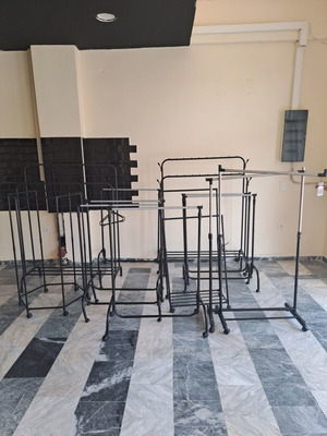 Clothes racks, set of 15