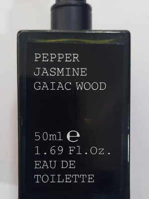 Korres Pepper-Jasmin-Gaiac Wood EDT 50 ml unisex used