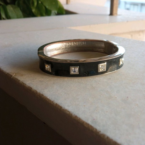 Bracelet set cuff y2k in pink and black like new