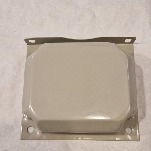 Metal Transformer Cover End Bell 10.5 x 12 cm, set of 2