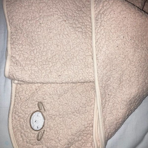 Blanket with lamb used 131x127