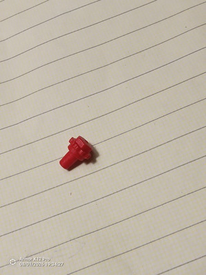 Playmobil Lego red screw accessory like new