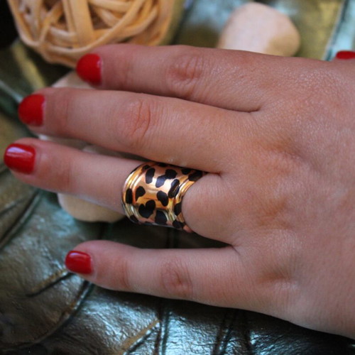 Ring leopard print new