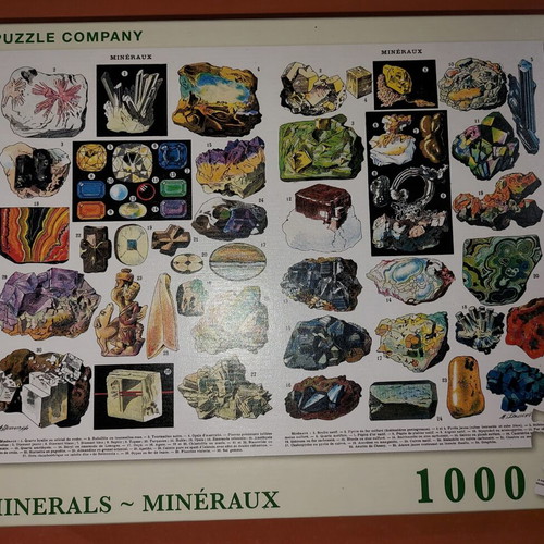 New York Puzzle Company Minerals 1000-piece puzzle