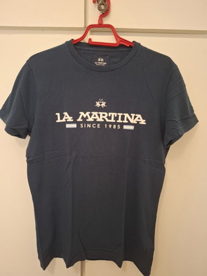 T Shirt La Martina μέγεθος medium μπλε σαν καινούργιο