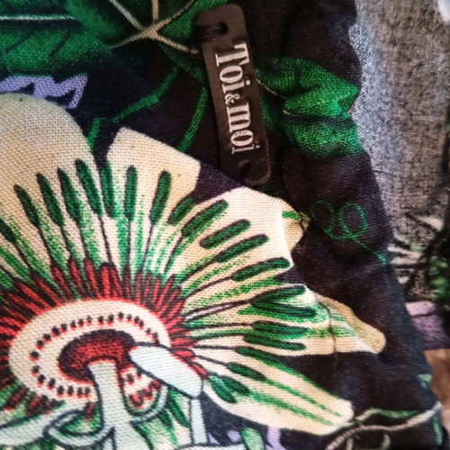Toi&Moi dress like new, cotton multicolor with elastic waist