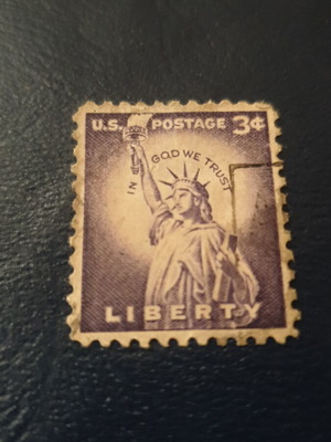 Γραμματόσημο 1954 3c ΗΠΑ μεταχειρισμένο, Scott 1035