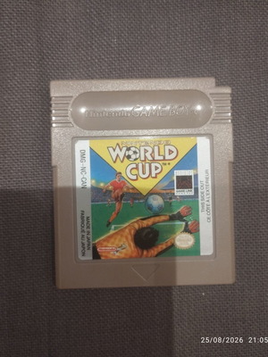 Nintendo Game Boy World Cup game with case and manual