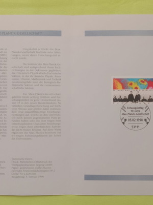 Germany 1998 First Day Cover Stamp Bonn