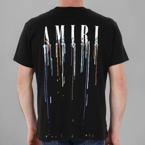 Amiri Paint Drip Core Logo Tee Black size L like new