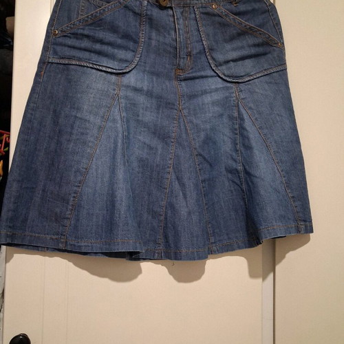 Casual Clothing Denim Skirt A-Line Size 36 Like New