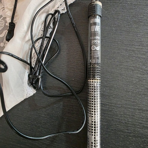 Juwel 200W Aquarium Heater used