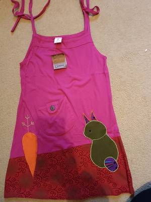 Φόρεμα για κορίτσια καινούργιο, βαμβακερό, καλοκαιρινό με ταμπελάκι